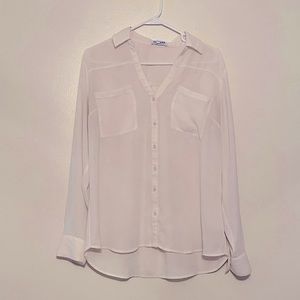 Express button down blouse